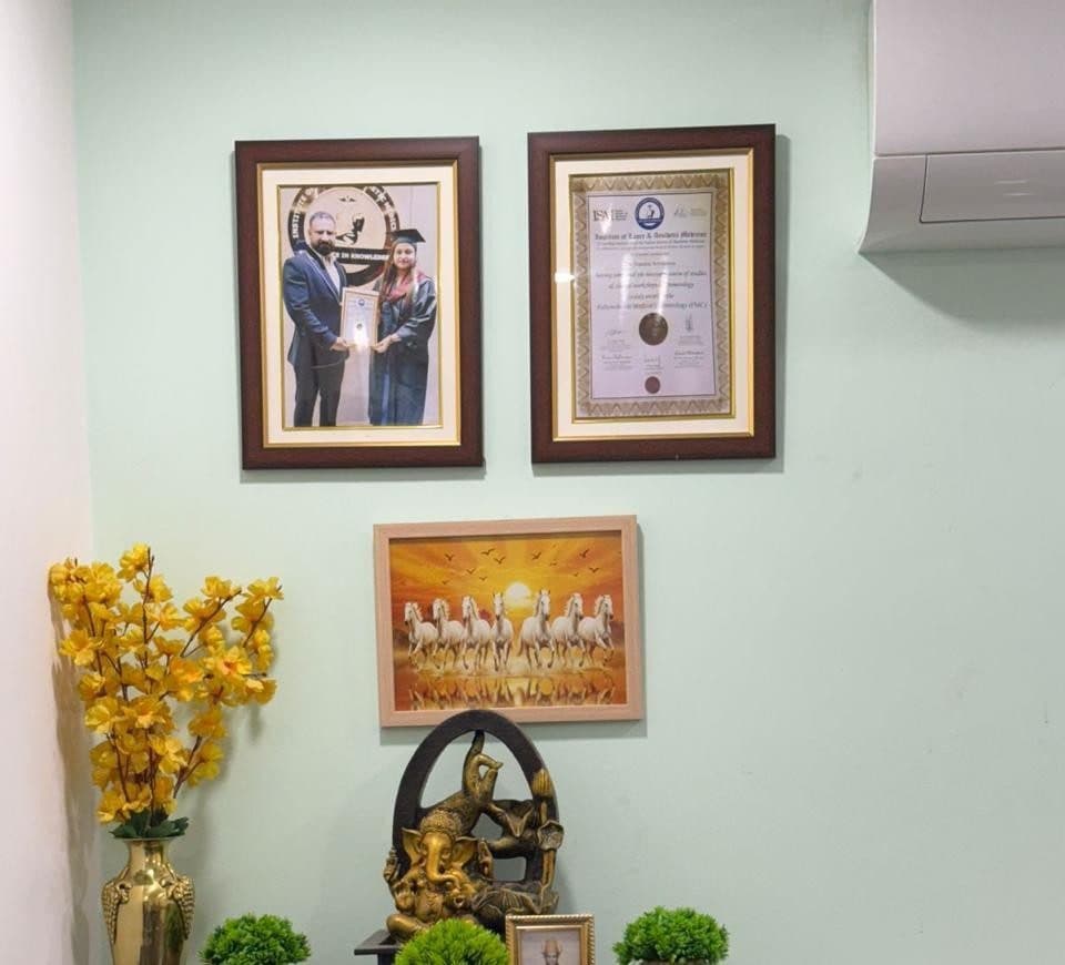 Clinic certificates and awards